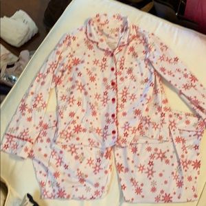 American girl doll girls pj set Sz 10/12